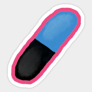 i like drawing pills Sticker